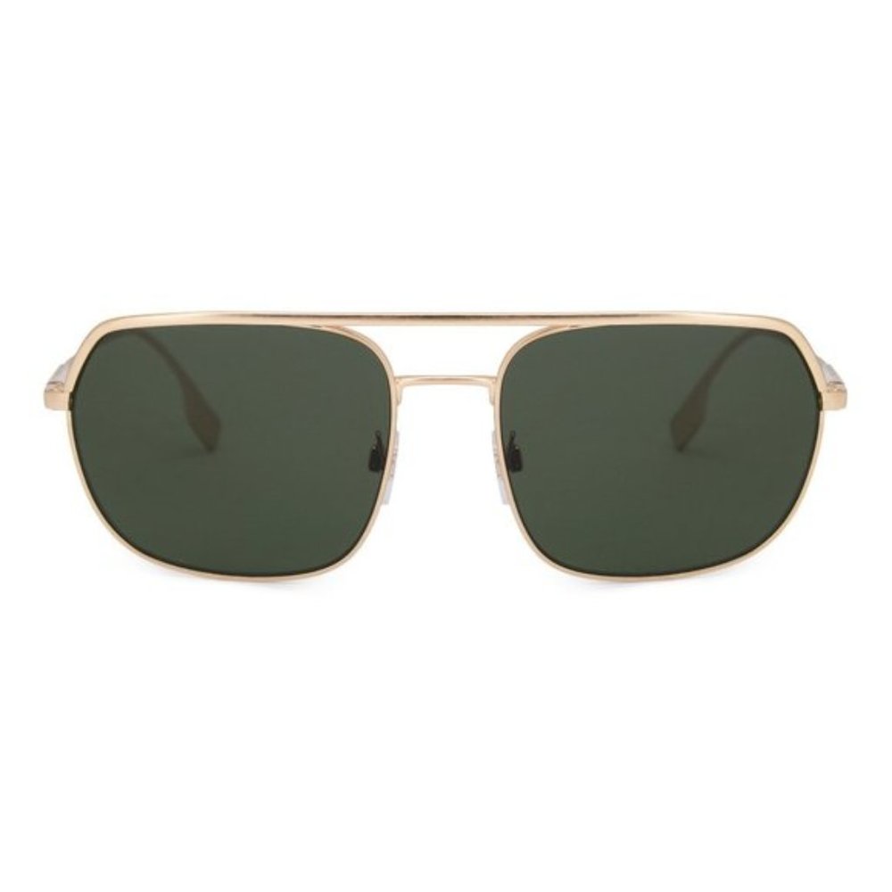Burberry Dark Green Square Sunglasses
